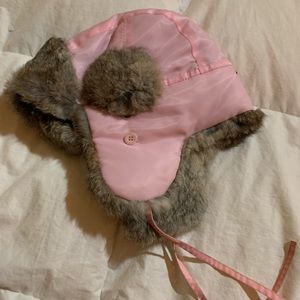 Warm hat with ear flaps